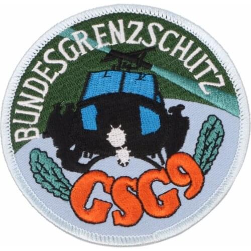 GERMAN GSG9 BORDER GUARD EMBROIDERED PATCH