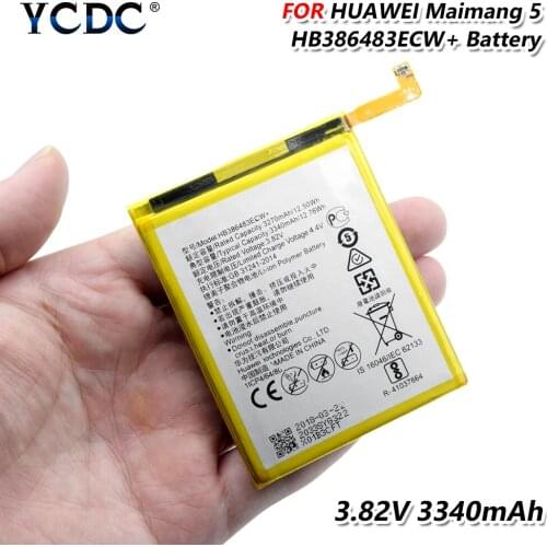 New 3340mAh HB386483ECW+ Battery For Huawei Honor 6X G9 Plus Maimang 5 MLA-AL00 MLA-AL10 Nova Plus Replacement Phone Batteries