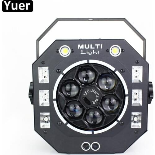 New Multifunction Stage Lighting Effect Strobe Beam Wash Laser 4IN1 DMX512 DJ Equipment Disco Light Home Party KTV Club Lights