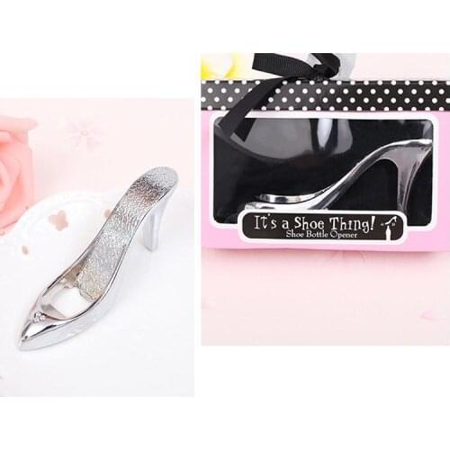 High heels opener 100pcs/lot " Its a Shoe Thing' Bottle Opener Novelty Wedding Party Favor Gift SN778