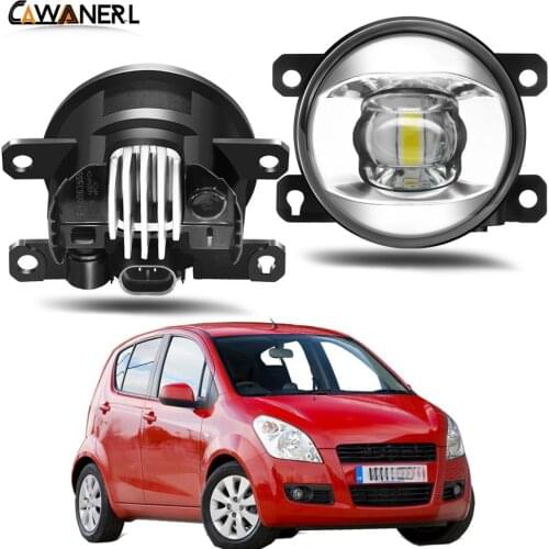 Fog Light Assembly H11 Car Right + Left LED Lens Fog Lamp Daytime Running Light 30W 12V For Suzuki Splash Hatchback 2008-2015