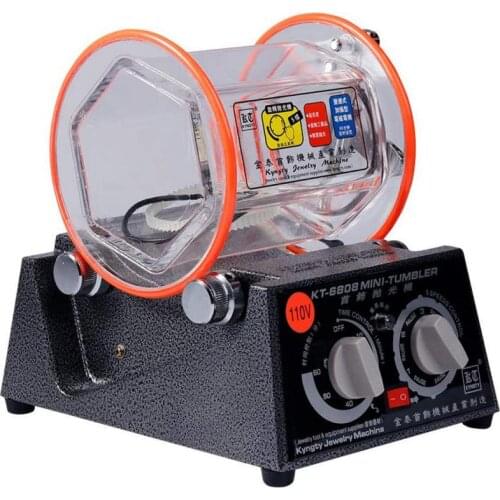 220V 110V Barrel Polishing Machine Mini Jewelry Polishing Machine Barrel Gold and Silver Jewelry Surface Polishing Machine