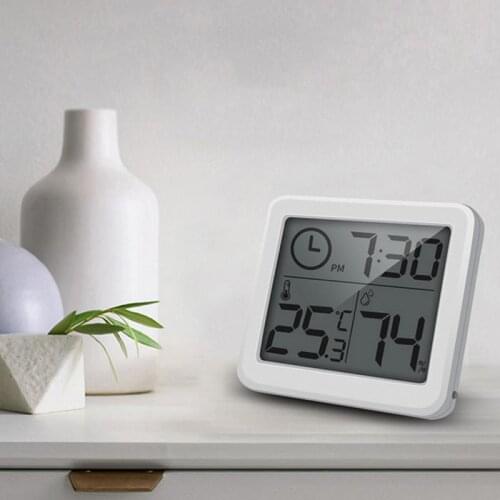 Ultra-thin Minimalist Smart Home Electronic Digital Thermometer And Hygrometer Indoor Dry Hygrometer