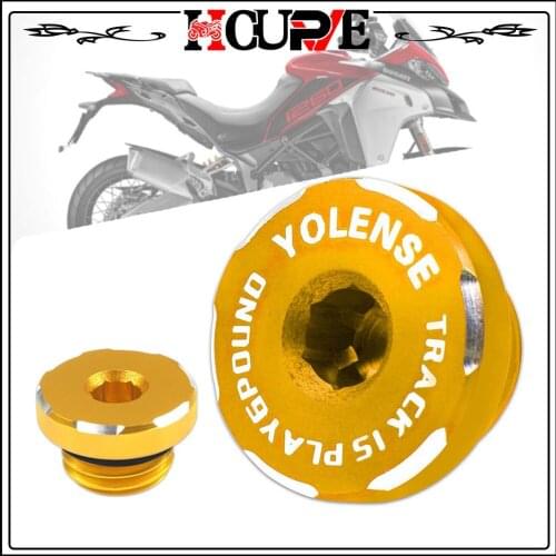 Motorcycle CNC Engine Oil Plug Filler Cover Screw For DUCATI MTS Multistrada 950 1200 1200S 1260/S/Enduro MTS950 MTS1260