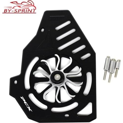 Motorcycle CNC Aluminum Rotate Fan Cover Radiator Cover Grille Guard Accessories For HONDA PCX 150 125 SH125 LEAD125 2018-2019