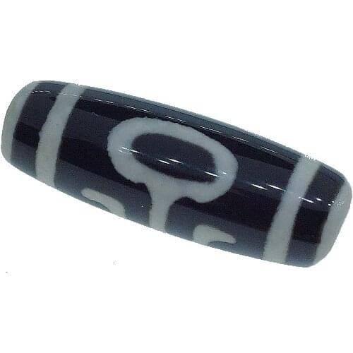 Vintage Style Jewelry DIY Beads Accessories Tibetan Agates Stone Dzi Loose Beads 30mm/40mm Natural Agates Stone Charm Beads Male