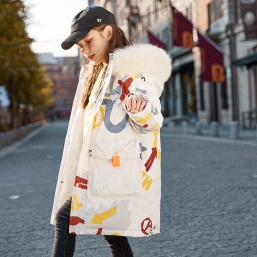 Teen Winter Down And Parka Childrens White Duck Down Jackets Medium Long Girls Boy 2021 New Foreign Style Thickened Outerwear
