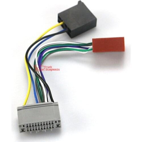 12-134 ISO Radio Adapter forCHRYSLER for DODGE JEEP Wrangler(select models) Wiring Harness Connector Lead Loom Cable Plug