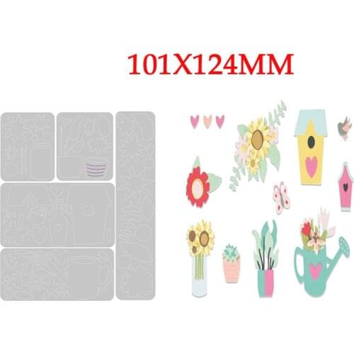 2021 New Christmas FLOWERS Metal Cutting Dies For DIY Embossing Decoration Greeting Card Background Paper Scrapbooking No Stamps