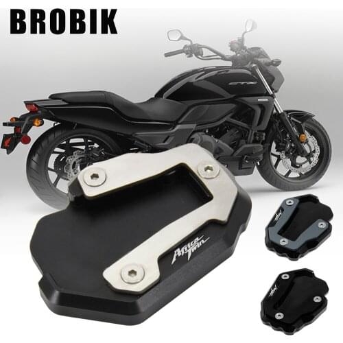 For Honda CRF1100L CRF 1000 L Africa Twin 2020 Motorcycle Accessories Kickstand Foot Side Stand Extension Pad Support Plate