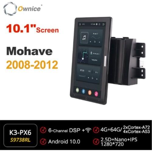 Ownice 720P Android 10.0 Car Radio ForHyundai AZERA 2006 - 2010 Car Radio Auto Multimedia Video head Unit 10.1" IPS Rotatable
