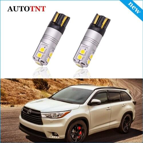 Canbus No Error Auto LED T10 W5W Car Wedge Light for Toyota Highlander XU50 XU40 XU20 Hilux Surf Ipsum Harrier Crown series