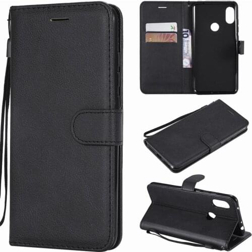 Wallet Case For Xiaomi Mi 8 Mi8 Cover Case Luxury Magnetic Closure Flip Retro Plain Stand Leather Phone Bag On Xiomi 7 Mi7 Coque