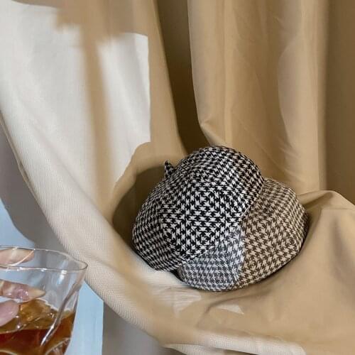 Childrens Cap Retro Thousand Bird Kids Painter Hat Trend Of Korean Art Berets Hats Fashion Party Formal Boy Girl Pumpkin Caps