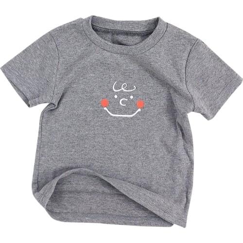 Kids T-Shirts Boys Girl Summer Cotton Cartoon Print T-shirt Tops Blouse Short Sleeve Casual Tee Shirts For Kids