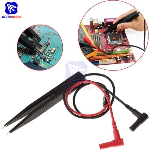 Diymore Multimeter SMD Inductor Test Clip Probe Tweezers 250V