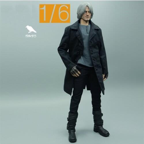 1/6th Soldier Devil Of May 3ATOYS Cry Dante Coat Jacket Model For Mostly 12inch Doll Figures Collection