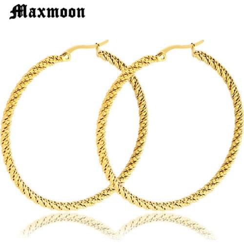 Maxmoon Women's Gold Earrings