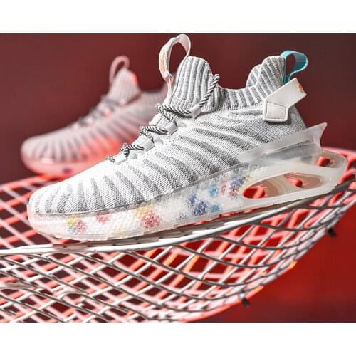 Mens running shoes large size fashion thick bottom non-slip outdoor sports personality design jogging sneakers classic new 2021