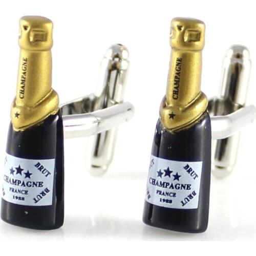 Mens Champagne Cufflinks Brut Champagne Cuff Links Wine Cuff Links Wedding Cuff Links