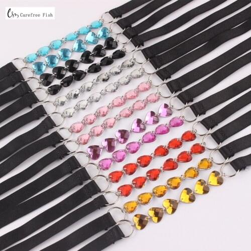 New Fashion Bra Straps 2019 Original Design Sexy Decorative Womens Elastic Bra Straps Adjustable Intimates Accessories JD-1037