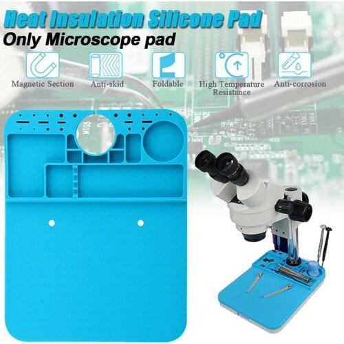 Soldering Mat Microscope Pad Desk Anti Static Maintenance Platform Mat Welding Thermal for Mobile Phone Computer BGA Repair