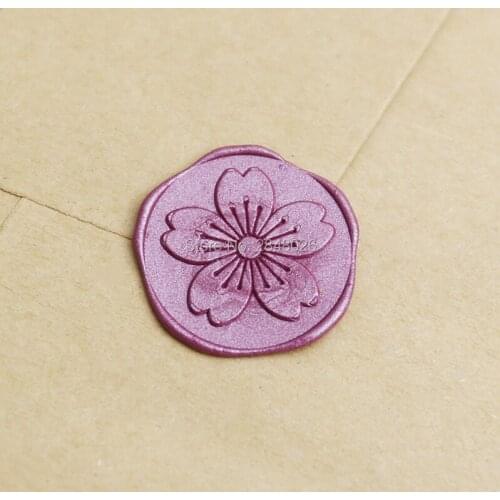 Sakura Wax Seal Stamp, wedding stamp, invitation seals,Scrapbooking stamp,flower wax seal stamp
