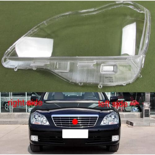 Front Headlamps Transparent Lampshades Lamp Shell Masks For Toyota Crown 12 Generation 2005 2006 2007 2008 2009