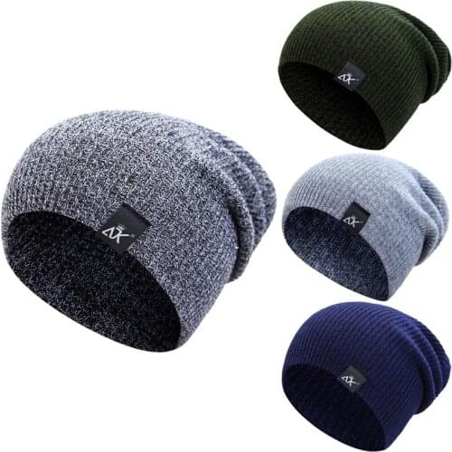 7 Colors PU Letter True Casual Beanies for Men Women Girl Boy Fashion Knitted Winter Hat Solid Hip-hop Skullies Hat Unisex Cap