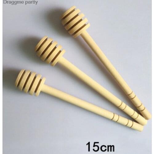 Practical Long Handle Wood Honey Spoon Mixing Stick Dipper For Honey Jar Supplies Kitchen Tools Mixing Stick Dipper