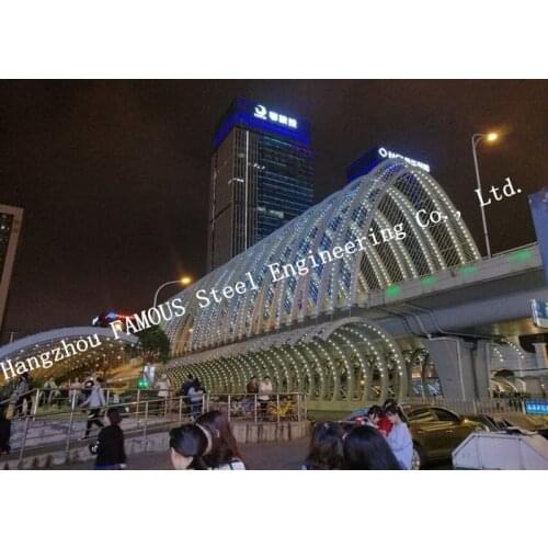 Prefabricated Shopping Mall Center with High Storey Office Steel Buildings Contractor in China