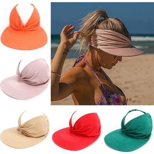 Hot Selling Girls Acrylic Hats with Wide Brim Beach Summer Sweet Sun Hat for Face Sunscreen and UV Protection