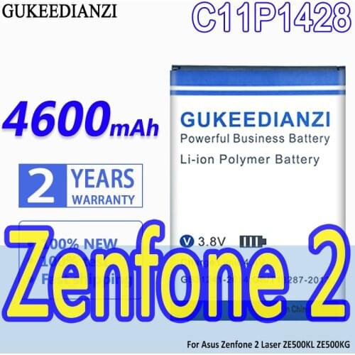 GUKEEDIANZI Replacement Phone Battery C11P1428 4300mAh For Asus ZenFone 2 Laser ZE500KL ZE500KG Z00ED 5" Batteria+Free Tools