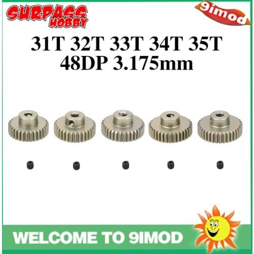 SURPASS HOBBY 13T 14T 15T 16T 17T 18T 19T 20T 21T 22T 23T 26T 27T 28T 29T 30T 31T 32T 33T 34T 35T Pinion Motor Gear Combo Set