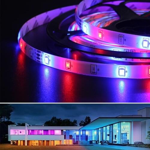 2835 LED Strip RGB LED Light 1M 2M 3M 4M 5M Tape White PCB Waterproof IP30/IP65 DC12V For Festival Party Bedroom BackLight