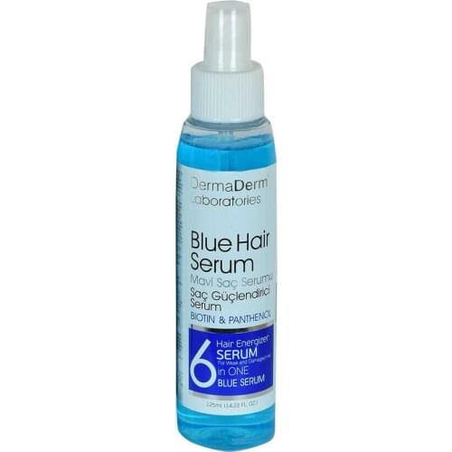Blue Hair Serum Hair Booster Serum (Biotin Panthenol Vitamin E-Keratin) 125 ML