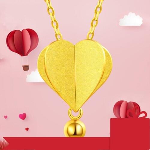 XXX 24K Pure Gold Necklace Real AU 999 Solid Gold Chain Trendy Hot Air Balloon Upscale Classic Party Fine Jewelry Hot Sell New