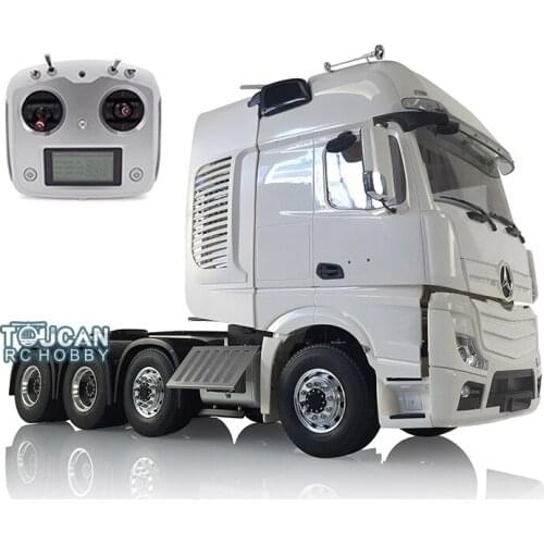 1/14 LESU RC Tractor Truck Metal Chassis Motor 402A DIY Hercul Actros Cabin THZH0728