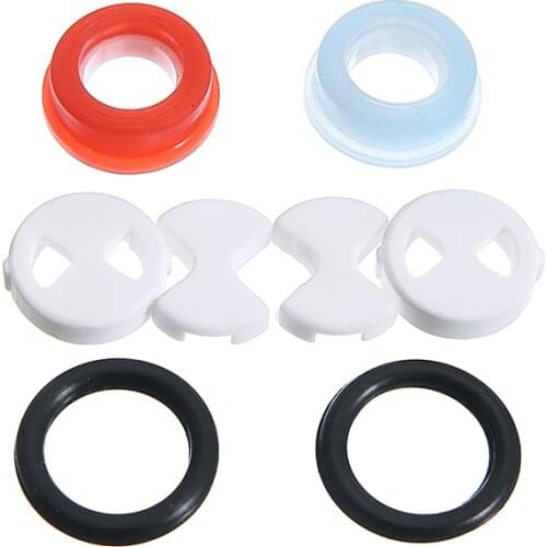 1 Set 1/2'' Durable Valve Tap Ceramic Disc Silicon Washer Gasket Easy To Install Replacement Garden Tool Parts