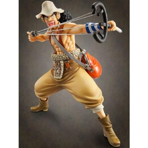 24cm One Piece Pop Usopp Action Figure Luffy The Straw Hat Piratess Sniper Anime Figures PVC Collectable Model Toys Gifts