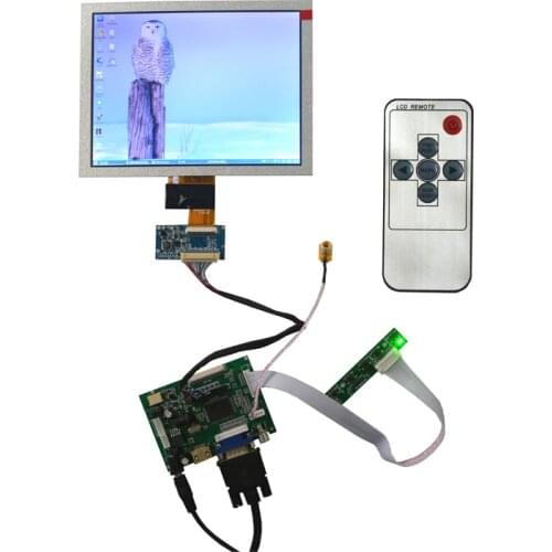 8inch EJ080NA-04C 1024x768 LCD Panel plus HDMI VGA AV LCD Controller Board kit DIY Raspberry Pi