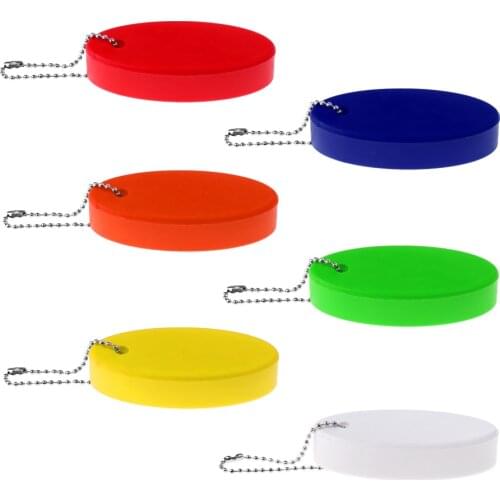 Safety Nautical Sea Yachting Boating Fishing Surfing Floating Keychain Keyring - Small, Compact & Ultalight - Select Colors