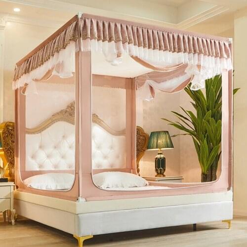 King Size Household Mosquito Net Fully Enclosed Mosquito Net Bed Tent for Adults Room Decor Klamboe Bedroom Supplies BS5FWZ