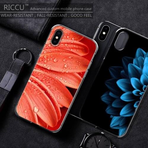 Colored flowers Phone Case For iPhone 11 12 Pro Max X XS XR 7 8 7Plus 8Plus 6S SE Soft Silicone Case cover