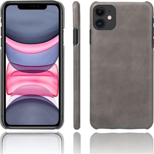Vegan Leather Cover Funda For iPhone 11 12 Pro Max 12mini 7 8 Plus SE 2 2020 XR X XS MAX 12pro Anti-fall Retro Back Phone Case