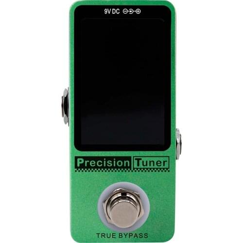 CUVAVE Precision Tuner Guitar Effect Pedal Stompbox for Most Intruments like 6 Strings Bass and 12 Strings Guitar