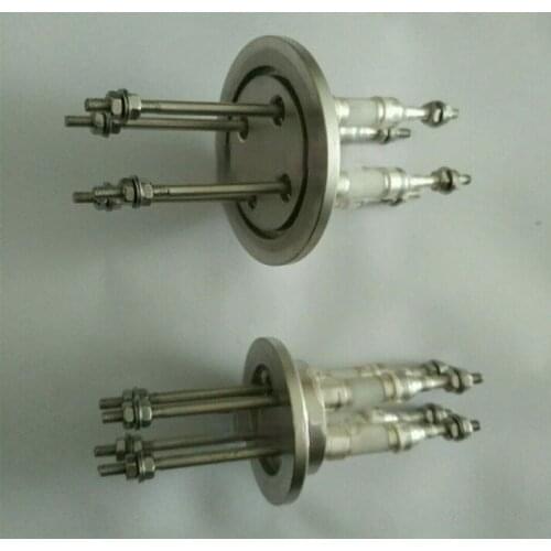 Customized KF16 Electrode flange Vacuum electrode flange KF25 electrode flange KF40 electrode flange KF50