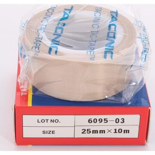 Korea TACONIC Tape PTFE Heat Resistance Insulation Tape Glass Fiber Tape 6095-03 T0.13mm*W25mm*L10m (10pcs/lot)