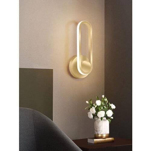 12W Creative LED Rotatable Adjustable Light Angle Indoor Wall Lamp Bedroom Bedside Living Room Hotel Aisle Wall Light