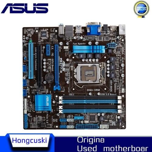 For Asus P8Z77-M Desktop Motherboard LGA 1155 DDR3 32GB USB3.0 for 22/32nm CPU Z77 motherboard